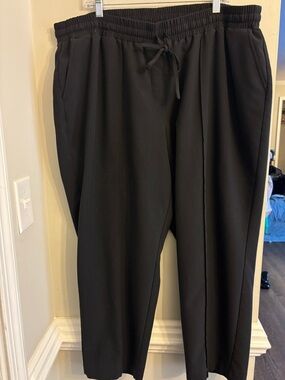 Black Women’s Elastic Waist Stretch Pants